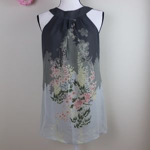 Twentyone Sleeveless Floral Blouse Sz Sm